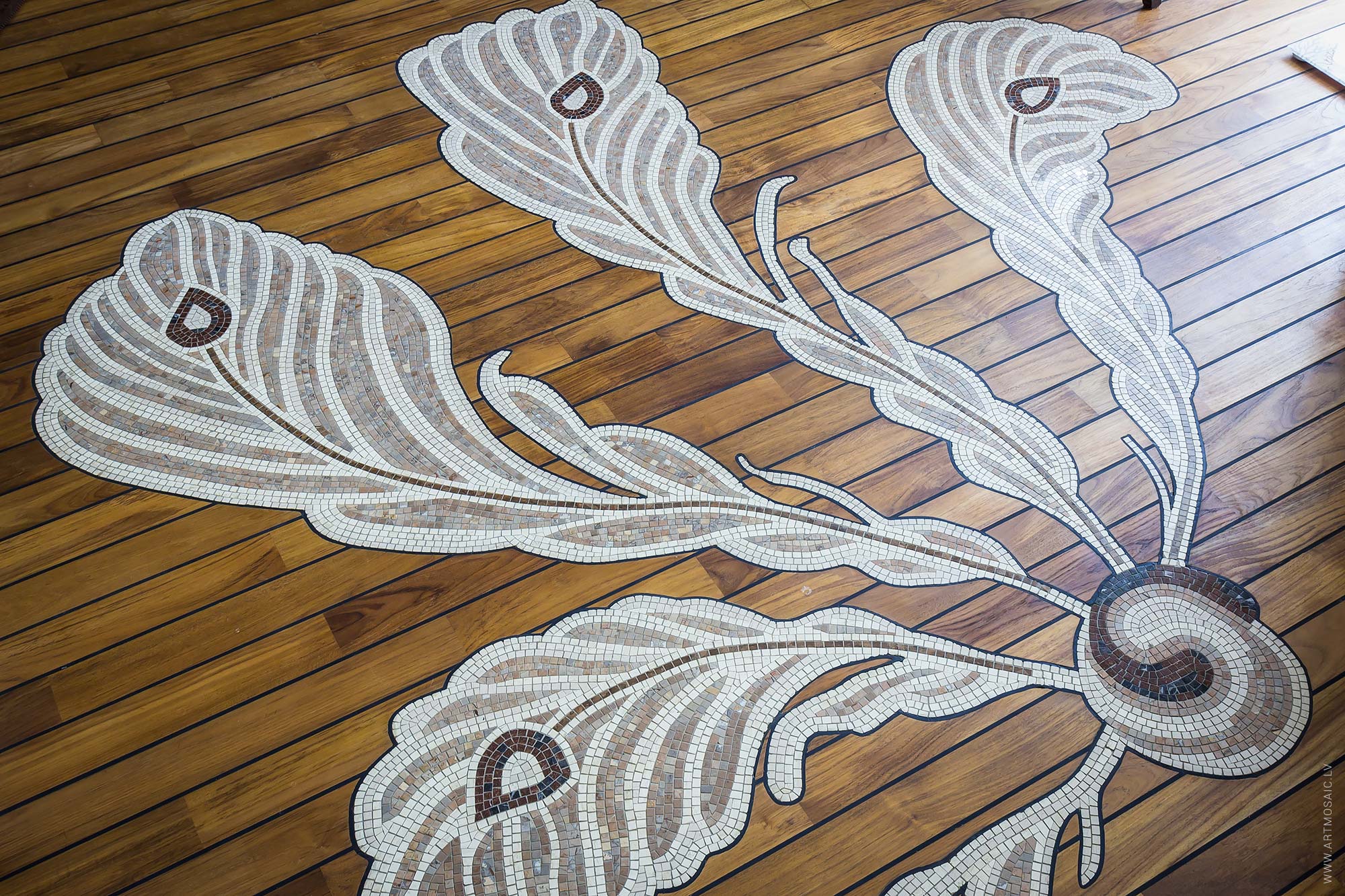 Art mosaic. Художественная мозаика в интерьере